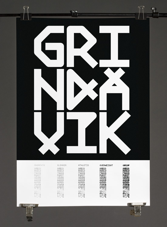 Grindavík Poster Specimen
